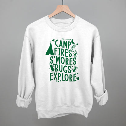 Campfires, S'mores, Bugs, Explore