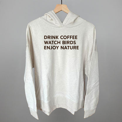 Drink Coffee Watch Birds Enjoy Nature