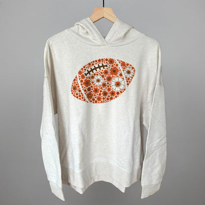 Floral Football Orange