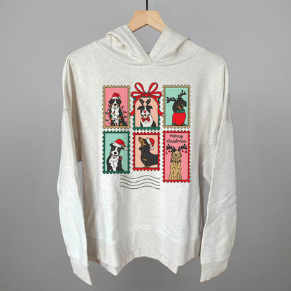 Dog Christmas Stamps Doodle