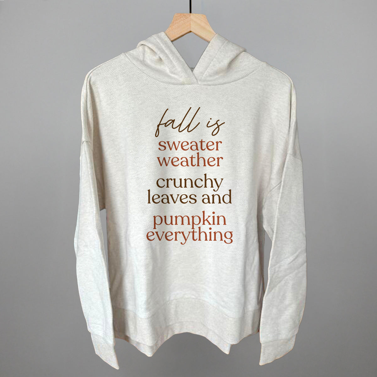 Fall Is Sweaters, Leaves And Pumpkins