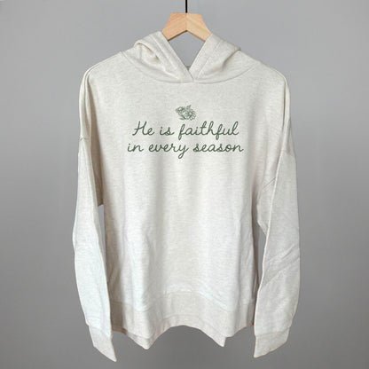 He Is Faithful In Every Season (Green Script)
