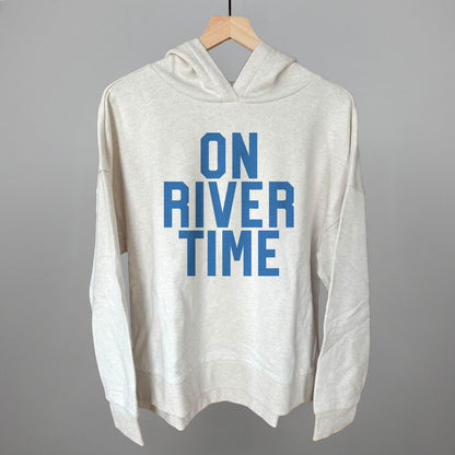 On River Time Block Letters