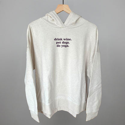 Drink Wine Pet Dogs Do Yoga