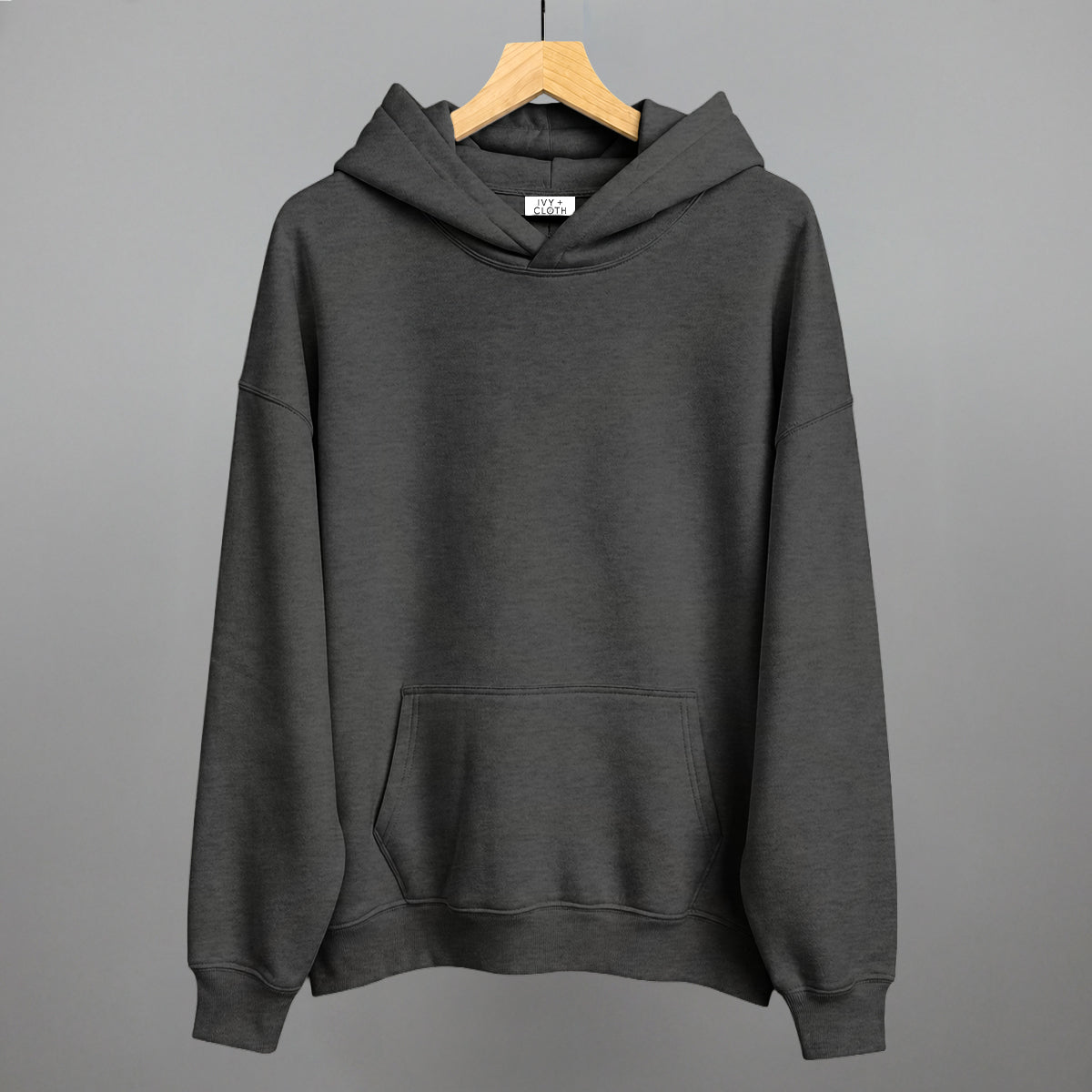 Heather Charcoal Essential Hoodie