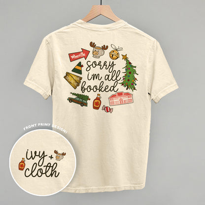 Sorry I'm All Booked Christmas Movies (Back Print)