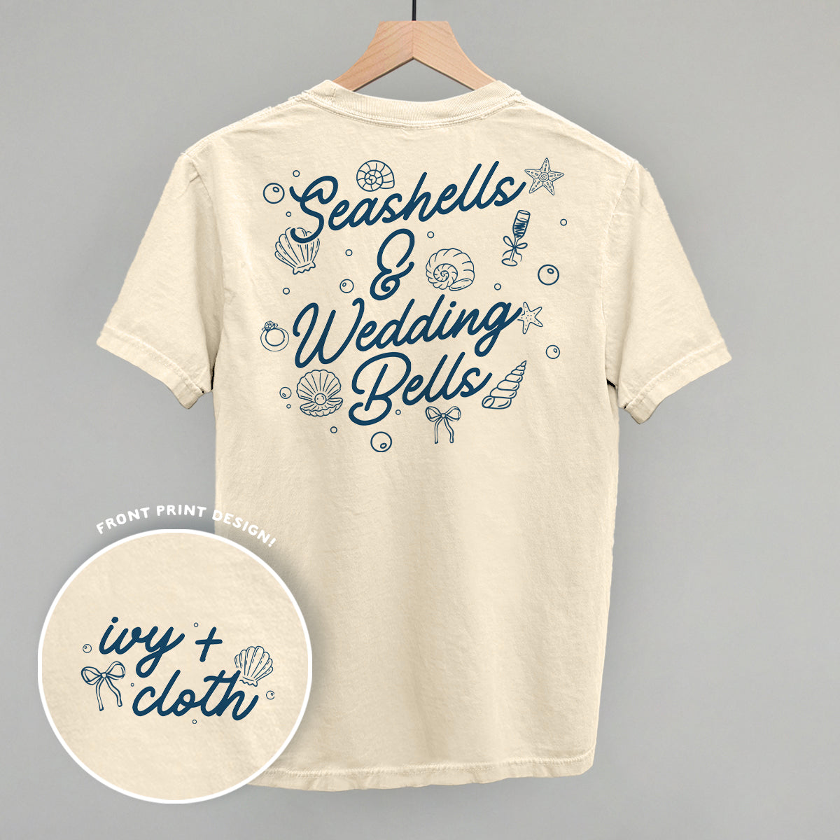 Seashells & Wedding Bells (Back Print)