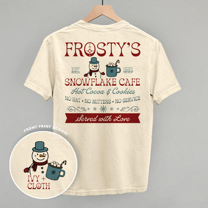 Frosty's Snowflake Cafe (Back Print))