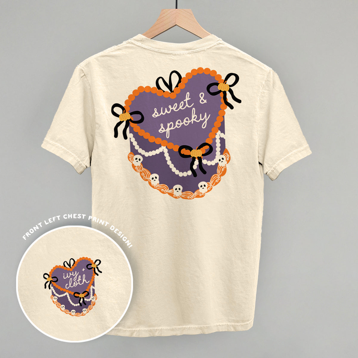 Sweet & Spooky Vintage Cake (Back Print)