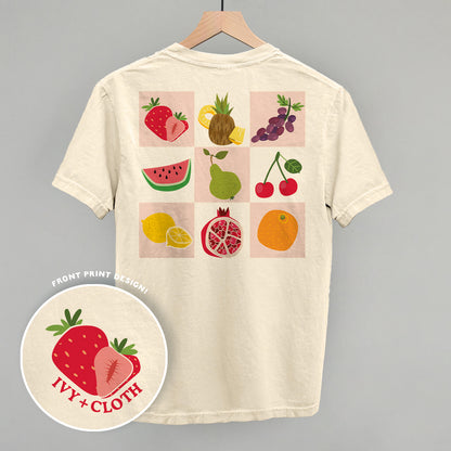 Fruit Grid Doodles (Back Print)