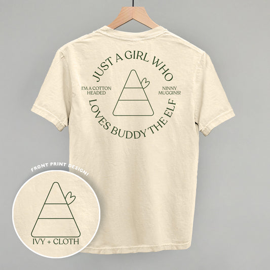 Just A Girl Who Loves Buddy The Elf (Back Print)