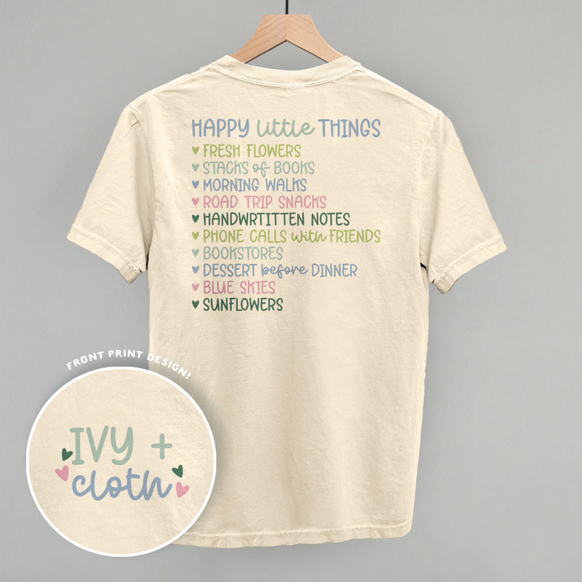 Happy Little Things List (Back Print)