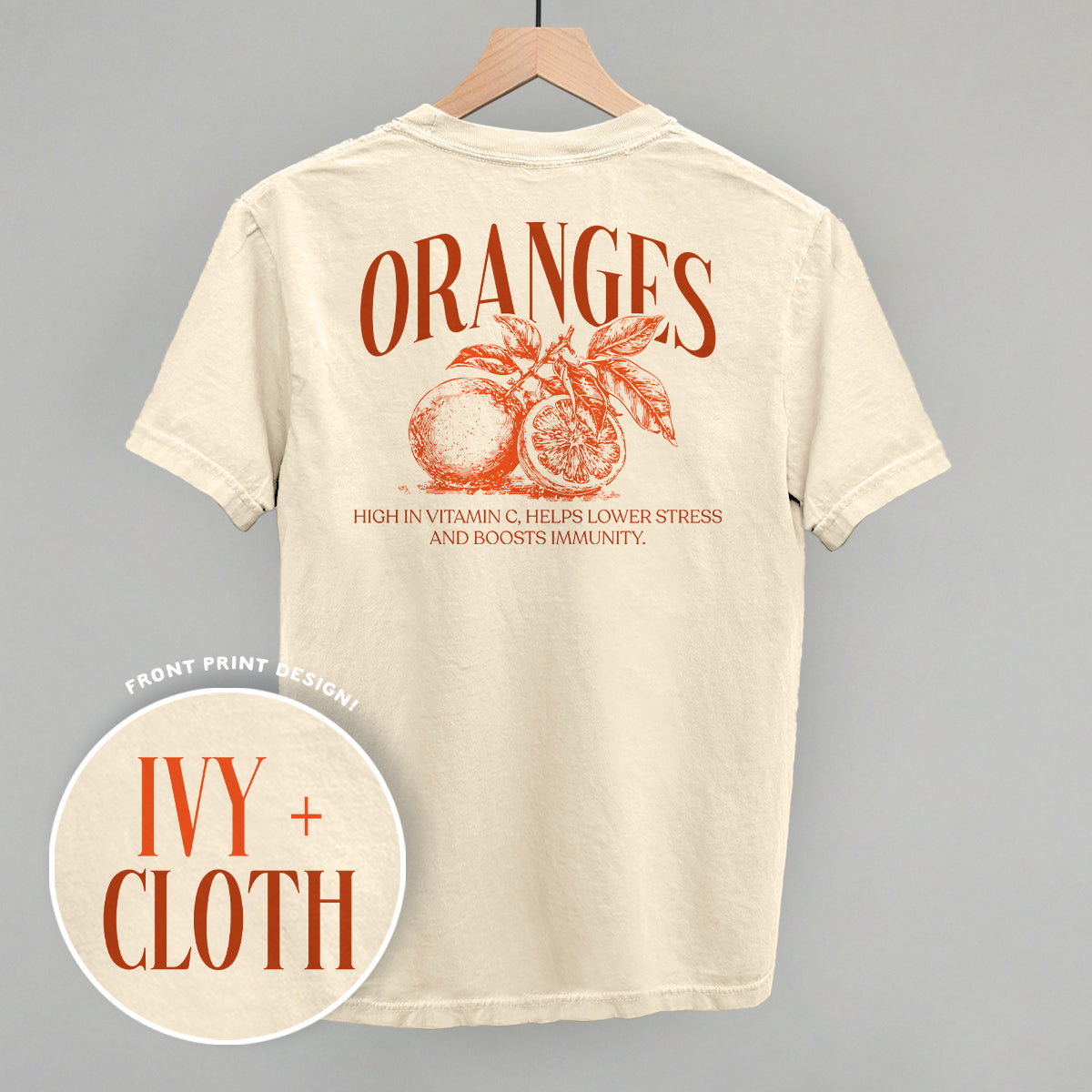 Orange Wellness (Back Print)