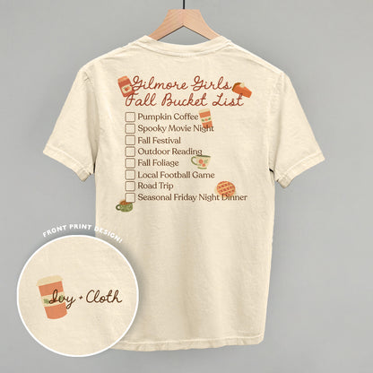 Gilmore Girls Fall Bucket List (Back Print)