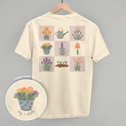 Floral Grid Doodles (Back Print)