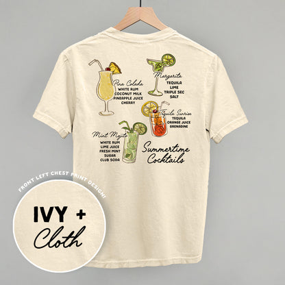 Summertime Cocktails (Back Print)