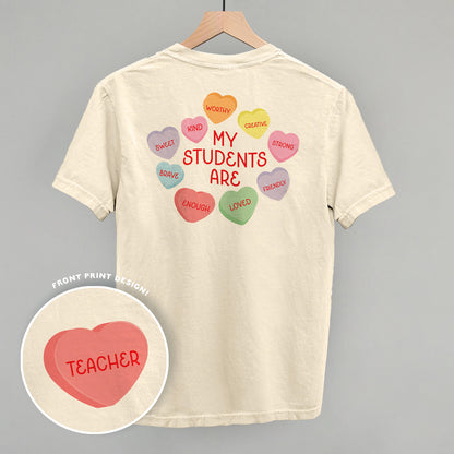 My Students Are (Candy Hearts) (Back Print)