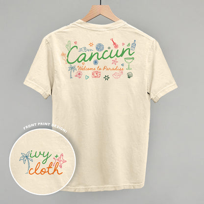Cancun Doodles (Back Print)