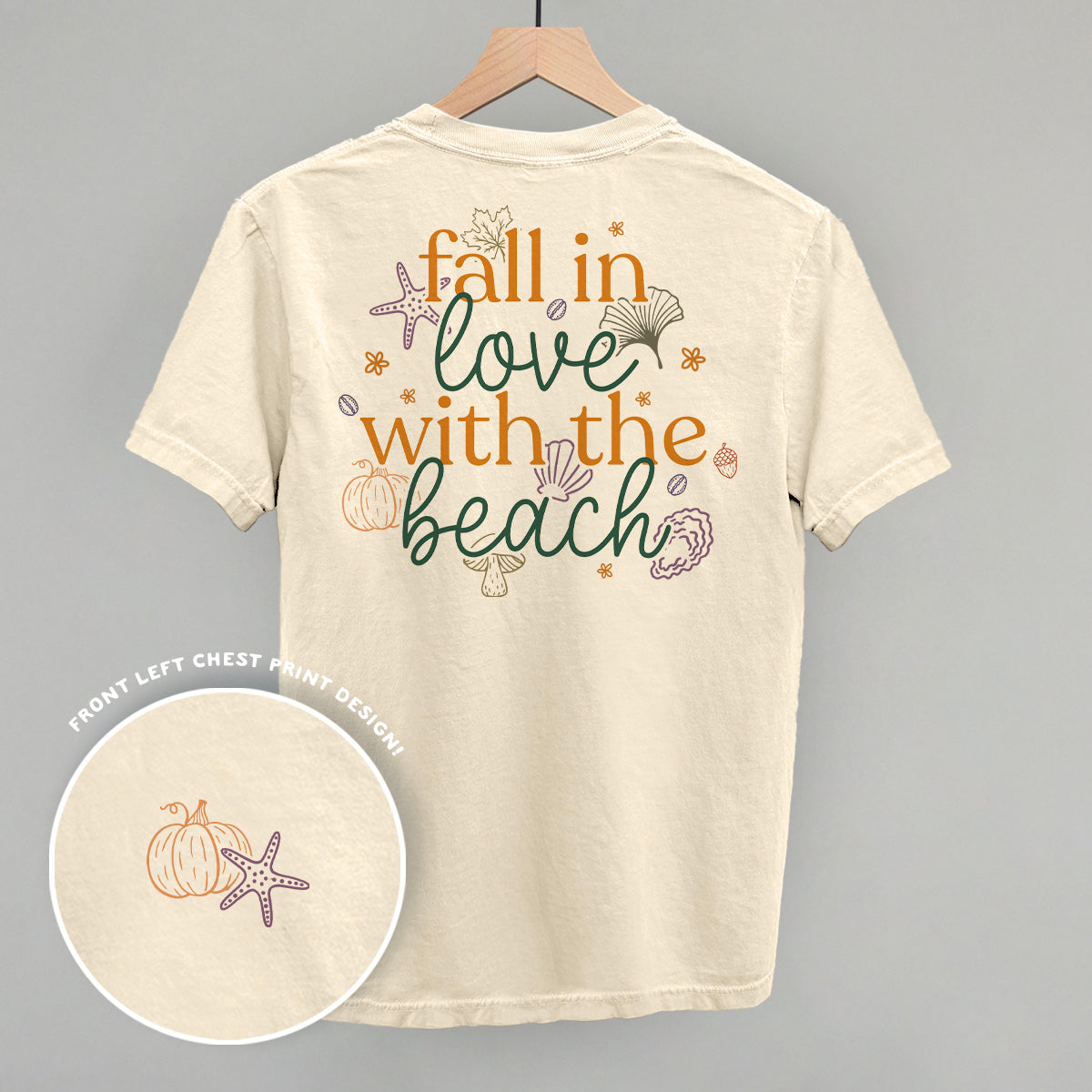 Fall In Love With The Beach (Back Print)