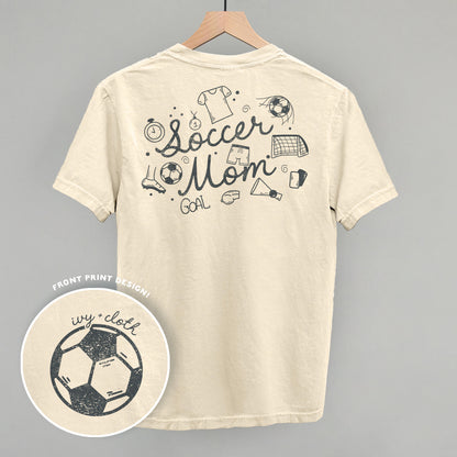 Soccer Mom (Script + Doodles) (Back Print)