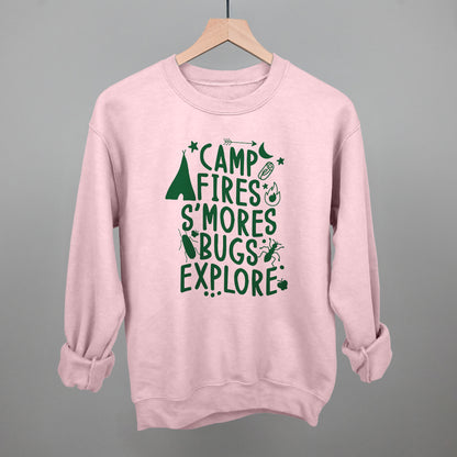 Campfires, S'mores, Bugs, Explore