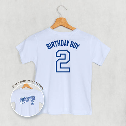 Birthday Boy Varsity #2 (Kids Back Print)