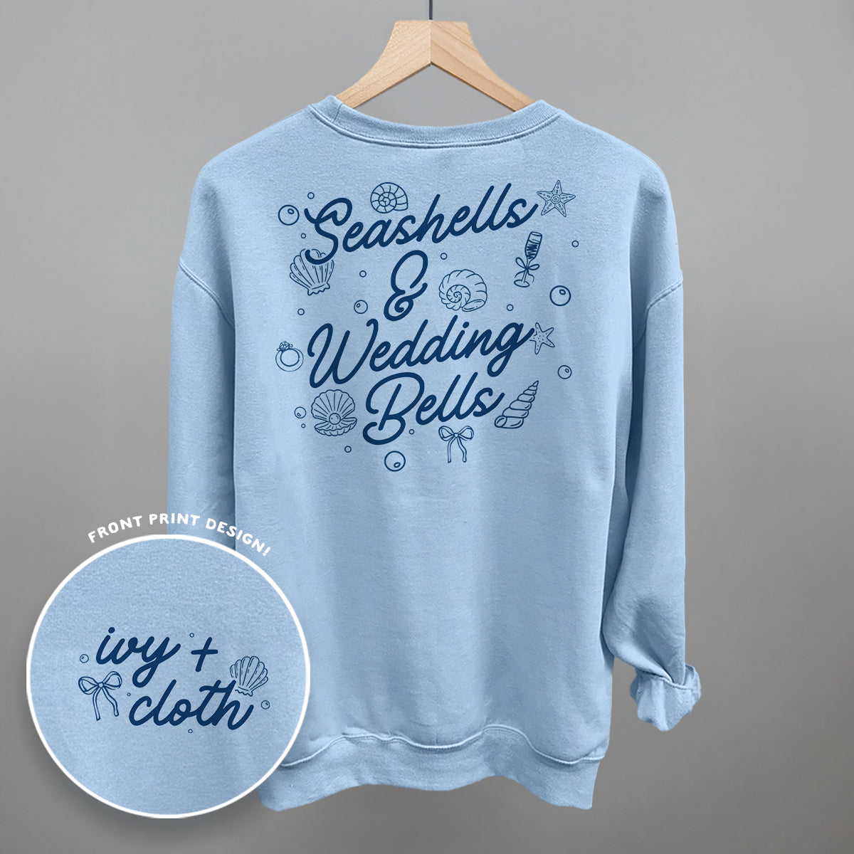 Seashells & Wedding Bells (Back Print)