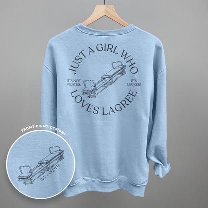 Just A Girl Who Loves Lagree (Back Print)