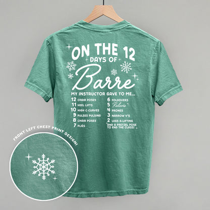 12 Days Of Barre (Back Print)
