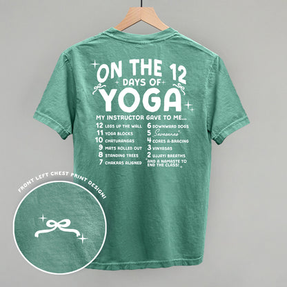 12 Days Of Yoga (Back Print)