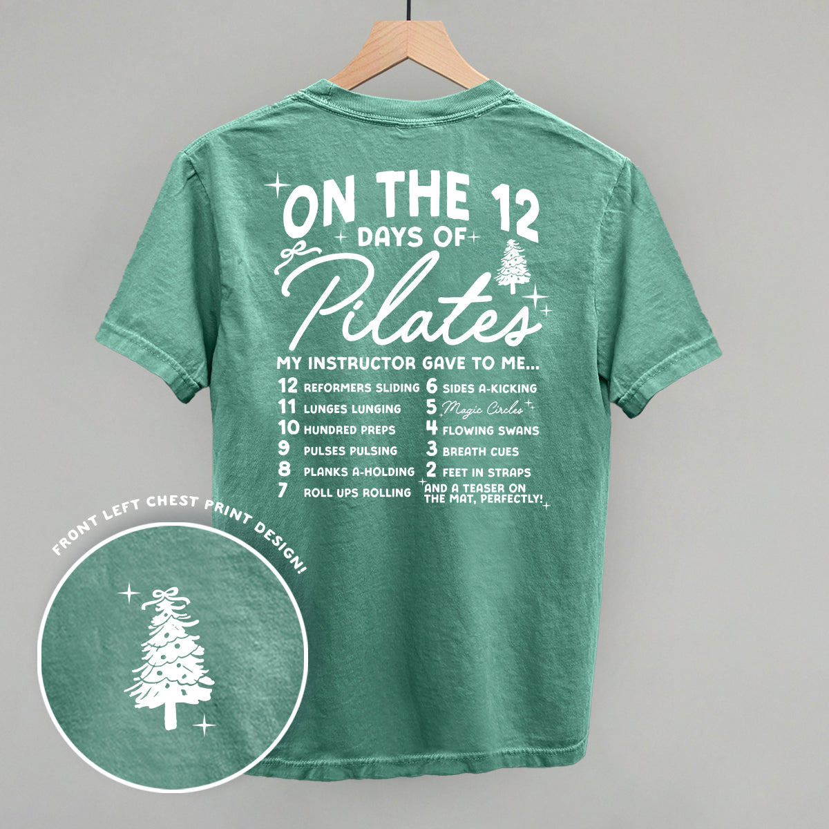 12 Days Of Pilates (Back Print)