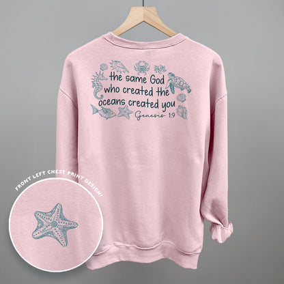 The Same God Who Created Oceans (Back Print)