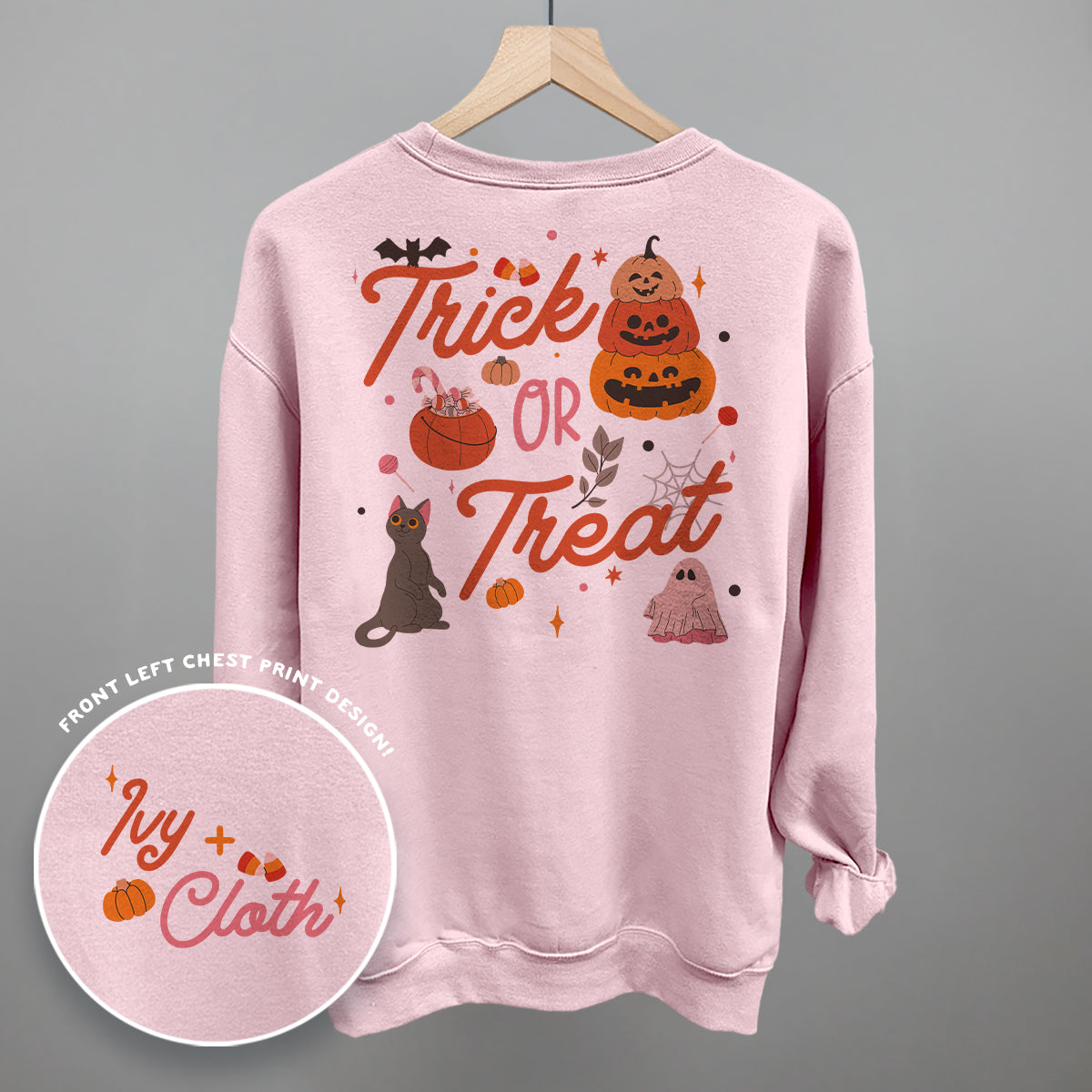 Trick Or Treat Doodles (Back Print)