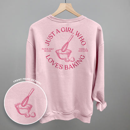 Just A Girl Who Loves Baking (Back Print)