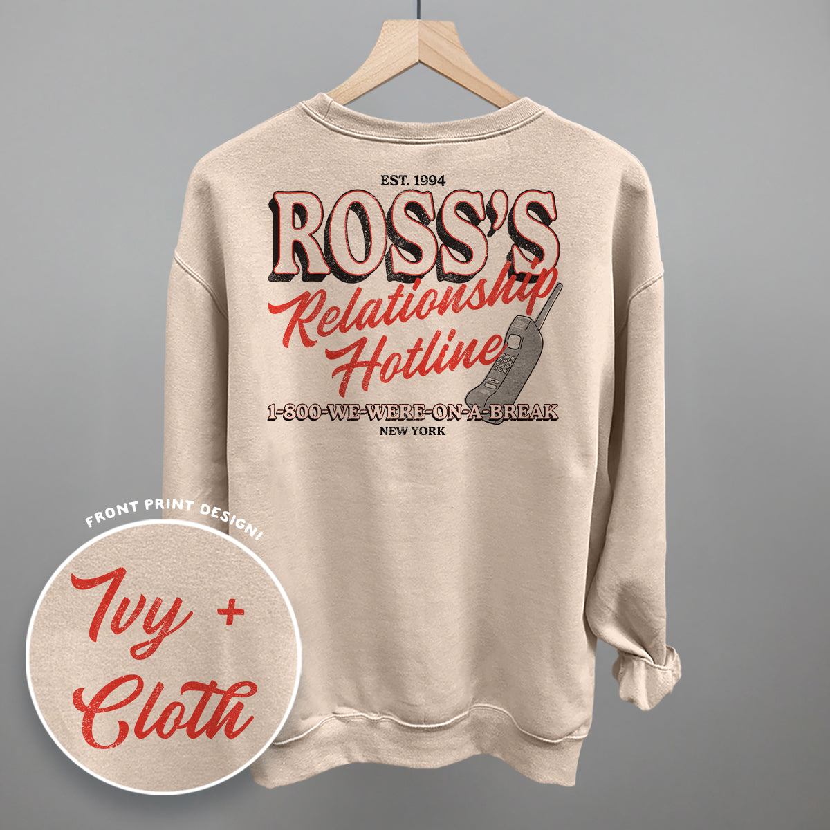Ross's Relationship Hotline (Back Print)