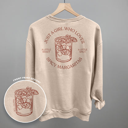 Just A Girl Who Loves Spicy Margaritas (Back Print)