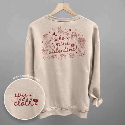 Be Mine, Valentine Doodles (Back Print)