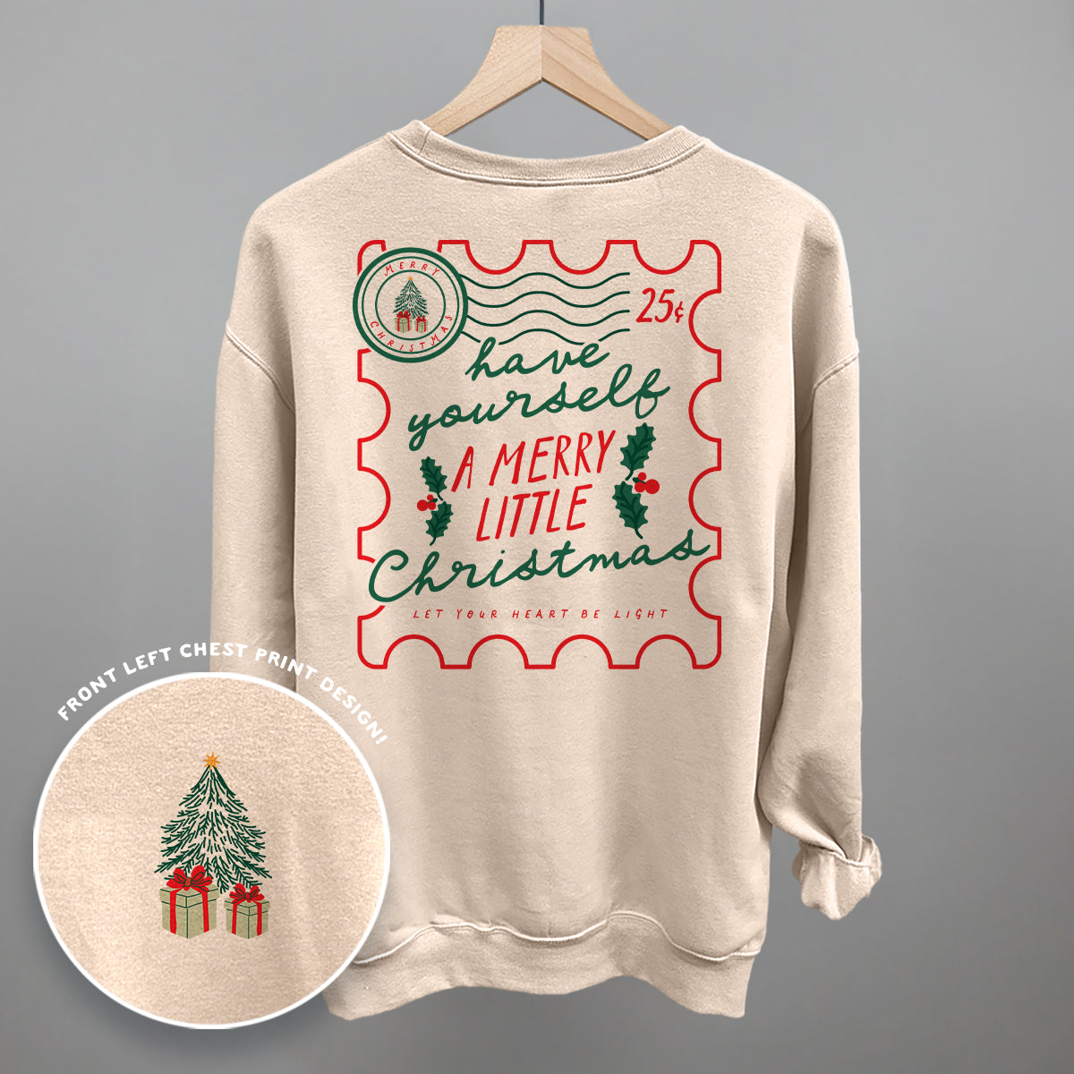 Merry Little Christmas Stamp (Back Print)