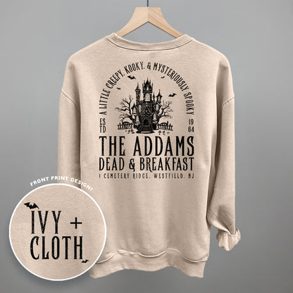 The Addams Dead & Breakfast (Back Print)
