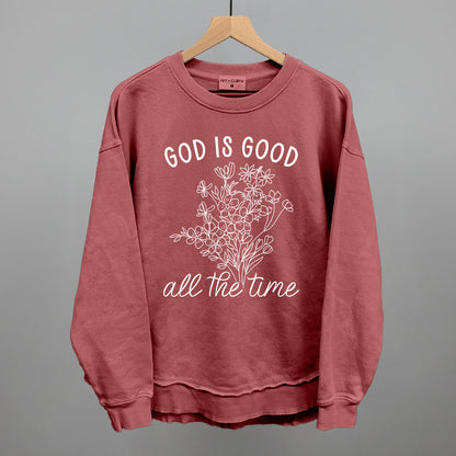 God Is Good All The Time Floral