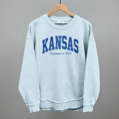 Kansas Varsity Arch (Blue)