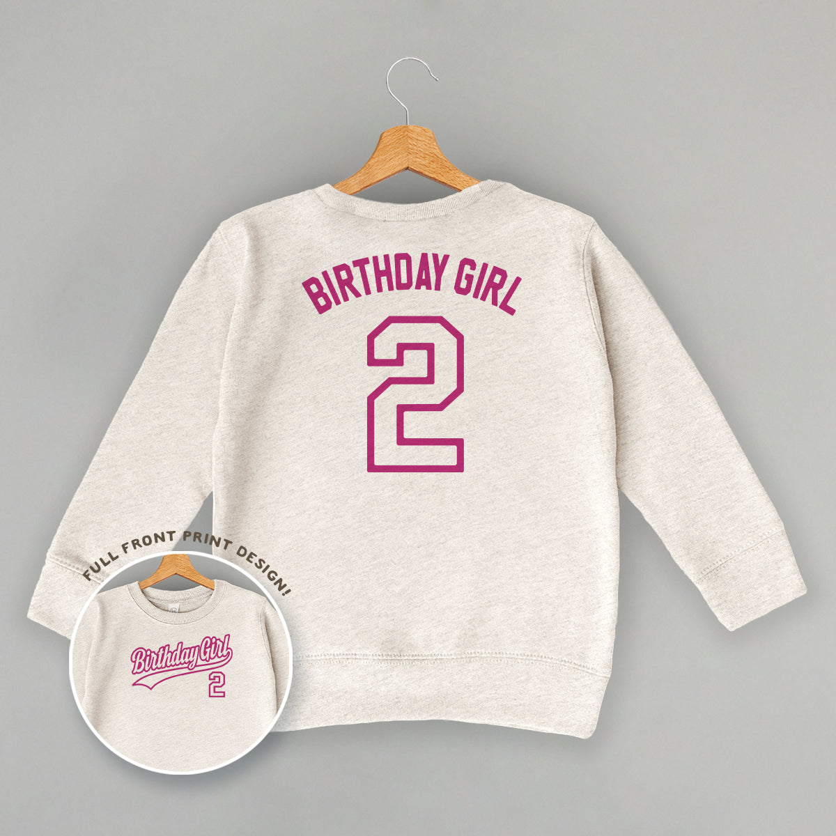 Birthday Girl Varsity #2 (Kids Back Print)
