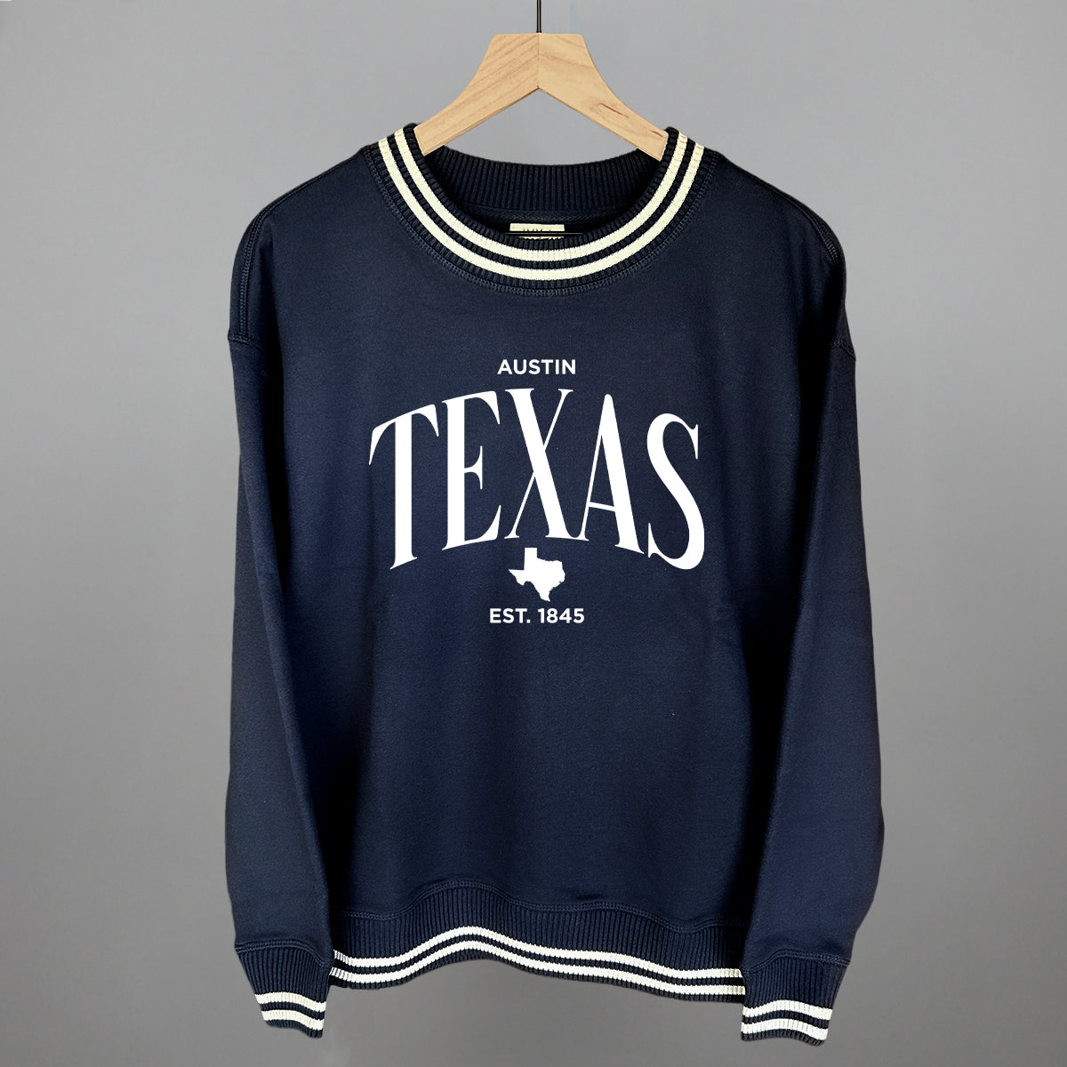 Texas Est. 1845 (White)