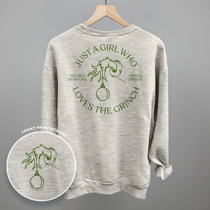 Just A Girl Who Loves The Grinch (Back Print)