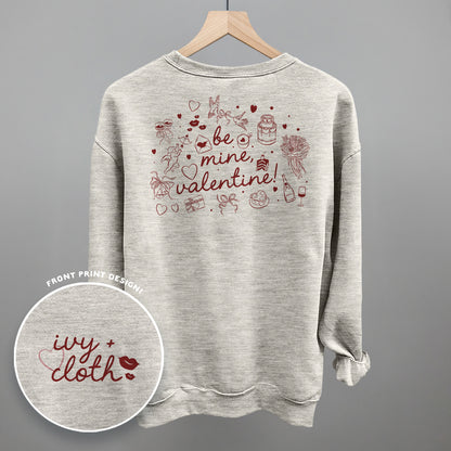 Be Mine, Valentine Doodles (Back Print)