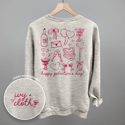 Galentine's Pink Doodles (Back Print)