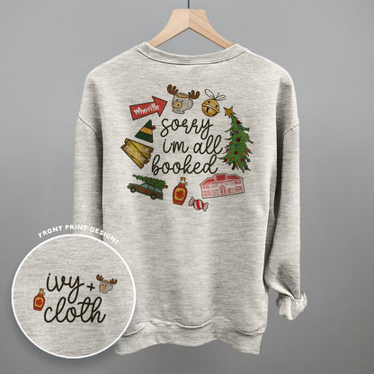 Sorry I'm All Booked Christmas Movies (Back Print)