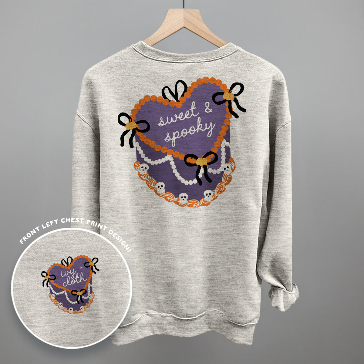 Sweet & Spooky Vintage Cake (Back Print)