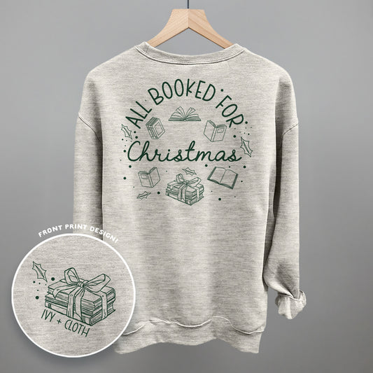 All Booked For Christmas Wreath (Back Print)