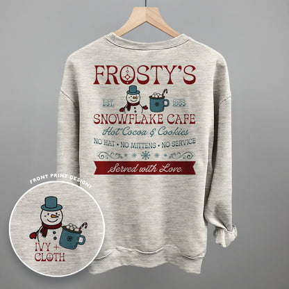 Frosty's Snowflake Cafe (Back Print))